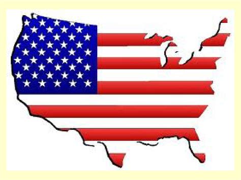 Map clip art of the United States